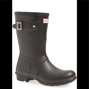 HUNTER ORIGINAL SHORT RAIN BOOT WOMENS SZ 7